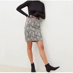 MM LaFleur Noho Crackle Print Skirt